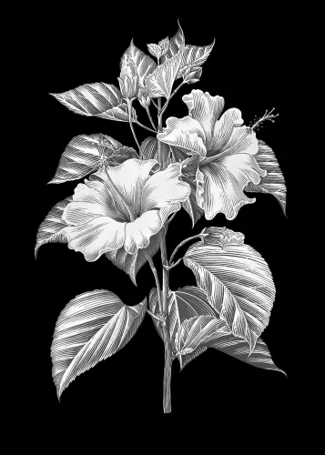 Цветок 028 (гибискус)