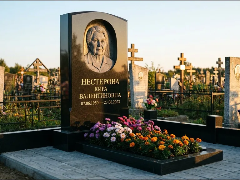 Памятник с барельефом — выполненная работа 12 в Рязани