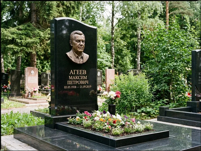 Памятник с барельефом — выполненная работа 13 в Рязани