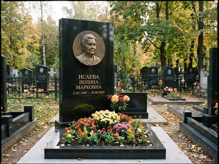 Памятник с барельефом — выполненная работа 20 в Рязани