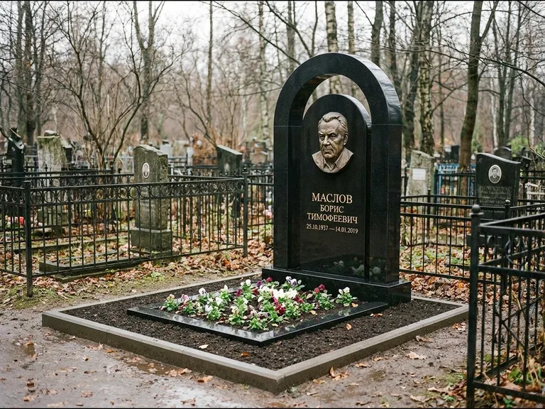 Памятник с барельефом — выполненная работа 23 в Рязани
