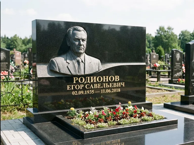 Памятник с барельефом — выполненная работа 27 в Рязани