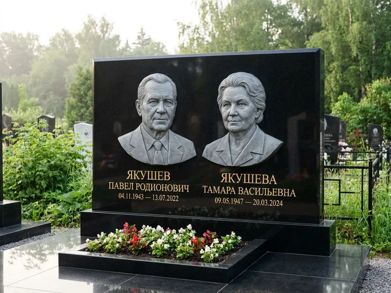 Памятник с барельефом — выполненная работа 36 в Рязани
