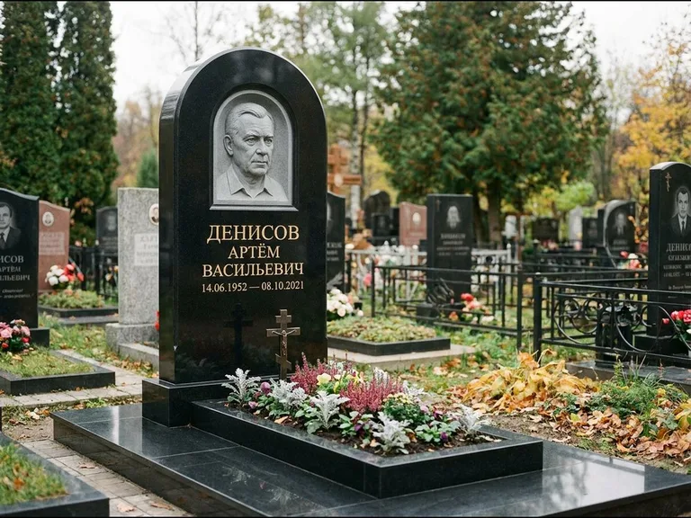 Памятник с барельефом — выполненная работа 5 в Рязани