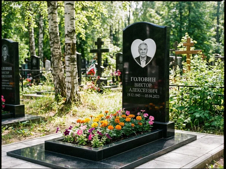 Овальный цветной портрет на керамике в Рязани