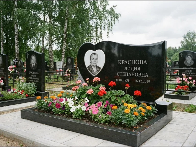 Портрет в форме сердца — работа «Краснова» в Рязани