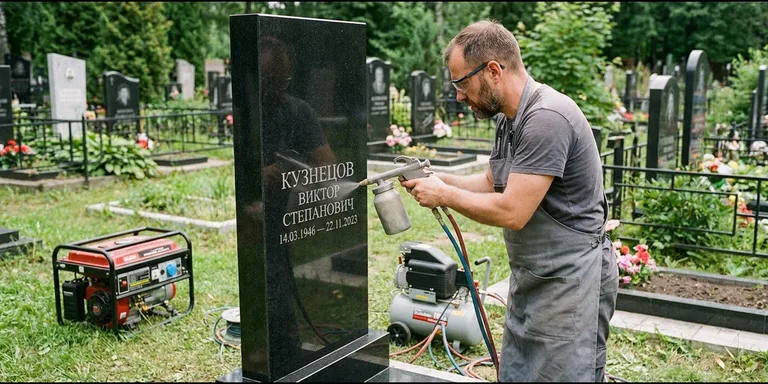 Гравировка с выездом — гравировка на памятник в Рязани
