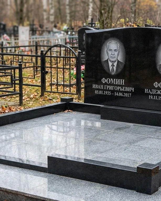 Премиум-комплекс под ключ с вазами и скамьёй в Рязани