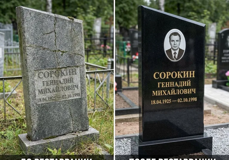 Полная реставрация старого памятника: до и после в Рязани