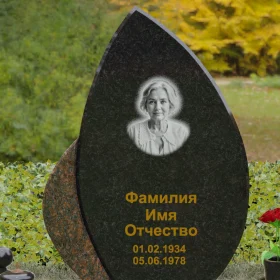 Светский комбинированный памятник для одного - П093