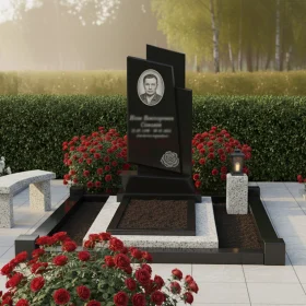 Элитный Светский Гранитный памятник - ПН116