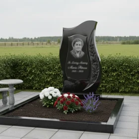 Мемориальный Гранитный памятник для одного - ПН127