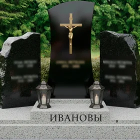 Вертикальный гранитный мемориальный комплекс - ПН212