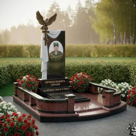 Православный Гранитный памятник элитный - ПН406