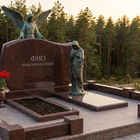 Бронзовый памятник из цельной глыбы