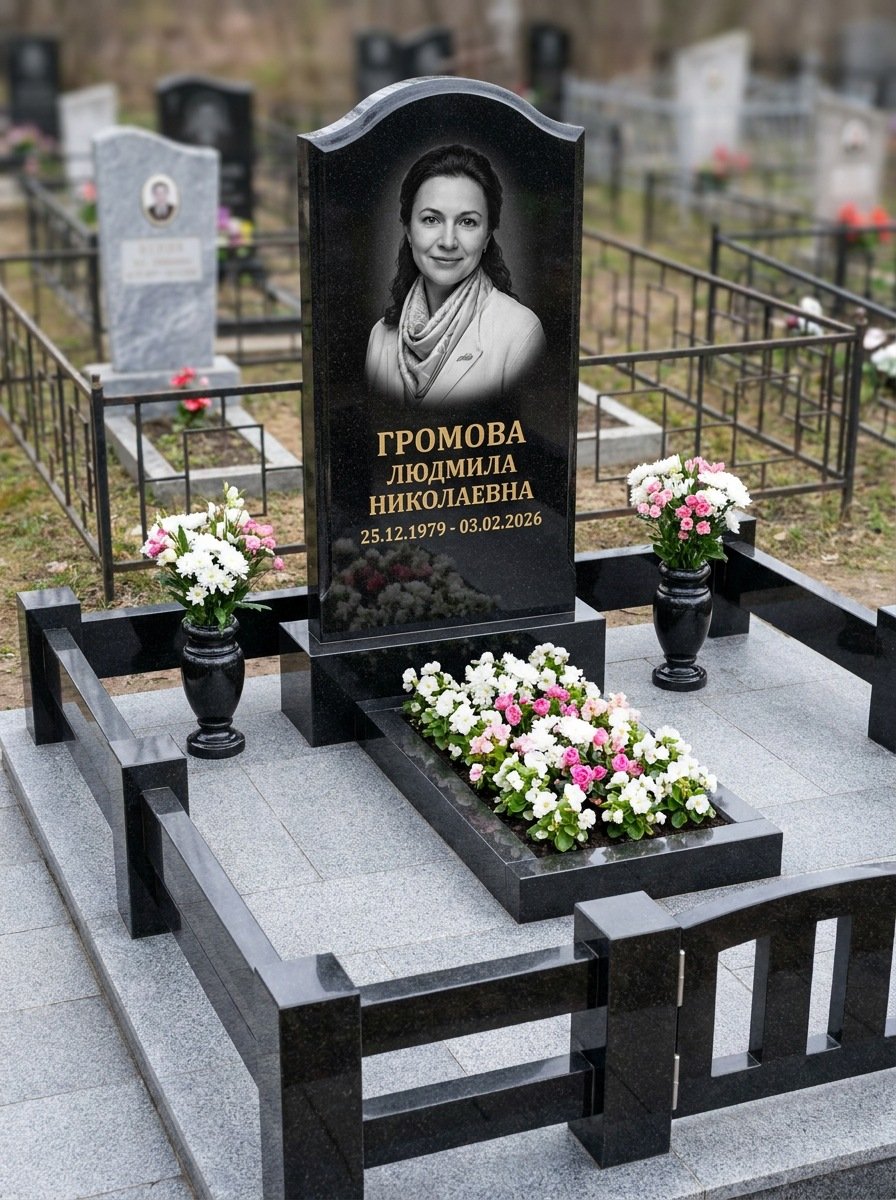 Портрет на памятнике в Рязани — Чёрно-белый портрет подготовили под станок — гравировка на стеле