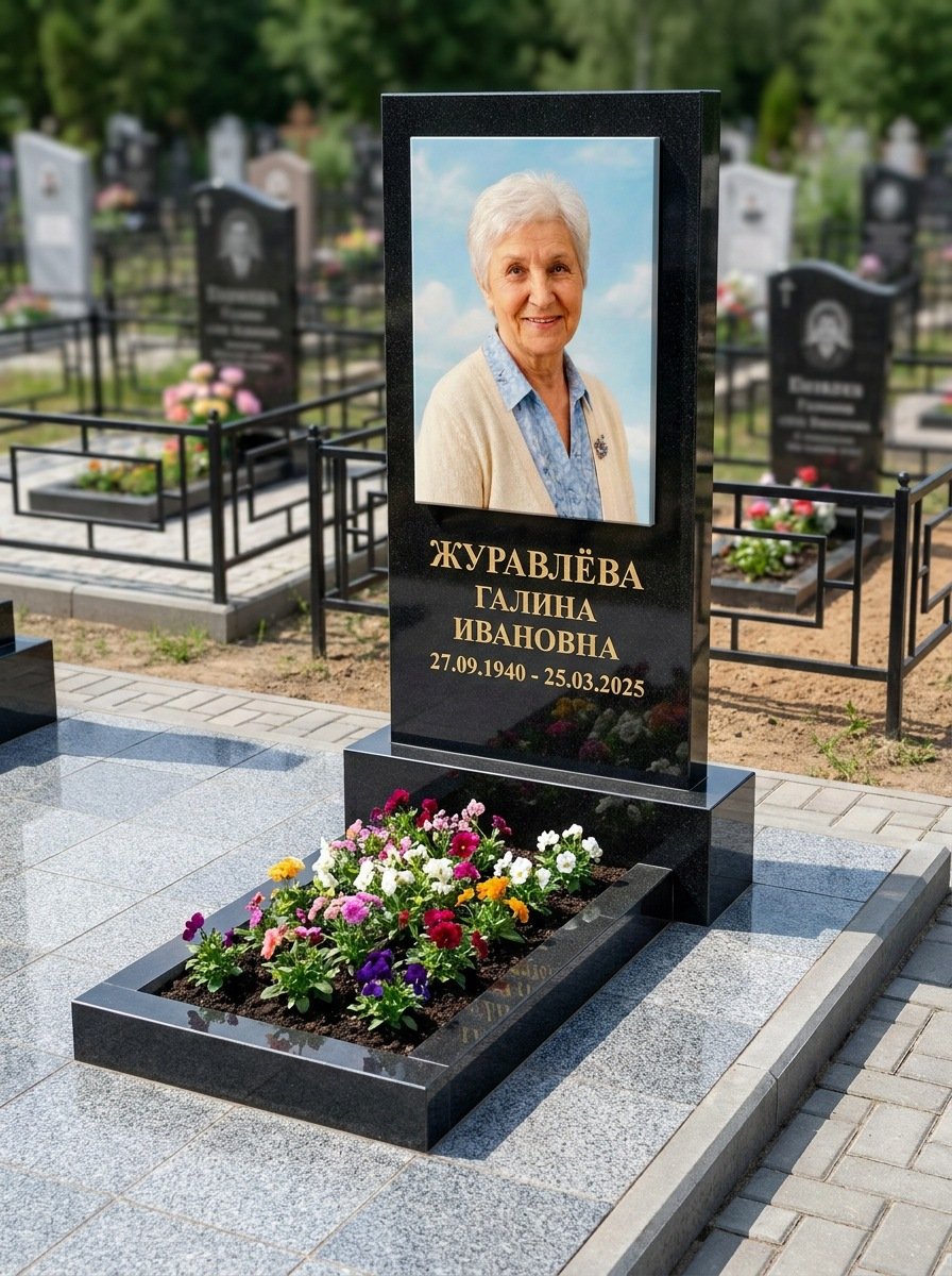 Портрет на памятнике в Рязани — Портрет в полный рост — керамогранит 400×600 мм
