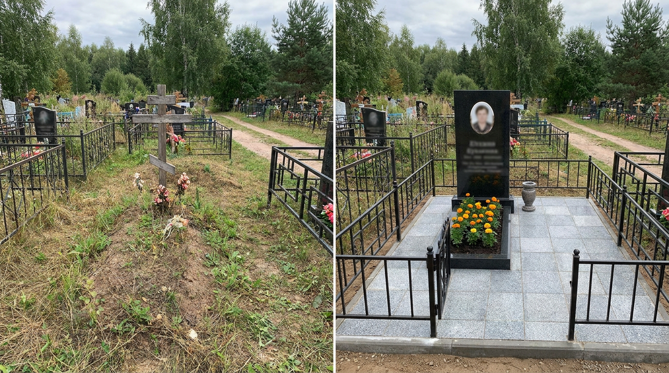 Памятник под ключ в Рязани — пример 1