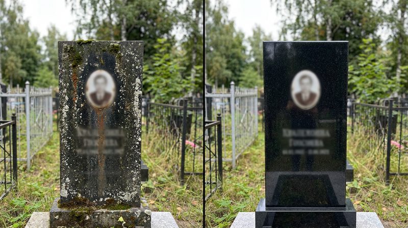 Реставрация памятника в Рязани — пример 1