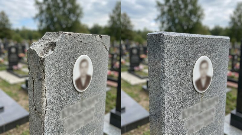 Реставрация памятника в Рязани — пример 3