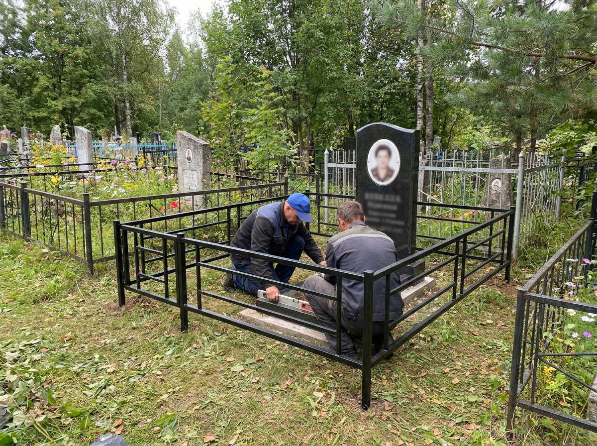 Установка ограды в Рязани — пример 3