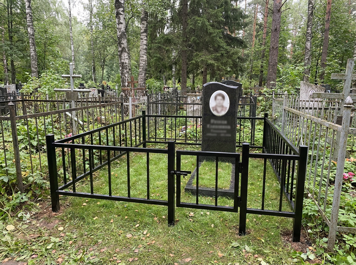 Установка ограды в Рязани — пример 4