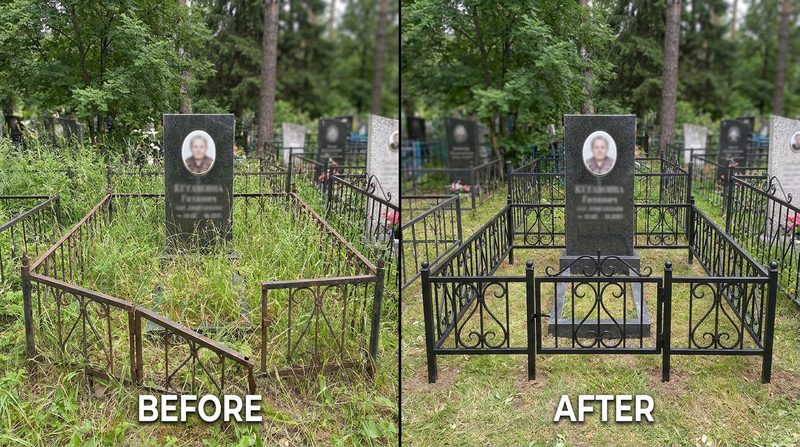 Установка ограды в Рязани — пример 2