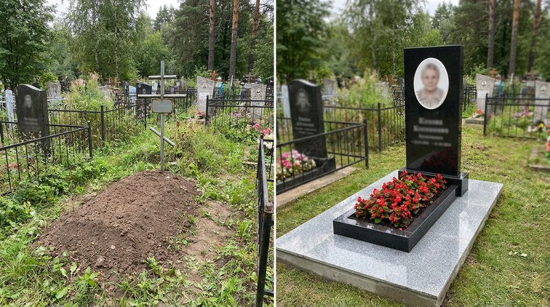 Установка памятника в Рязани — пример 2