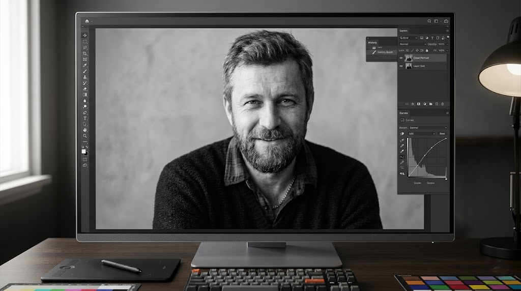 Фото после ретуши